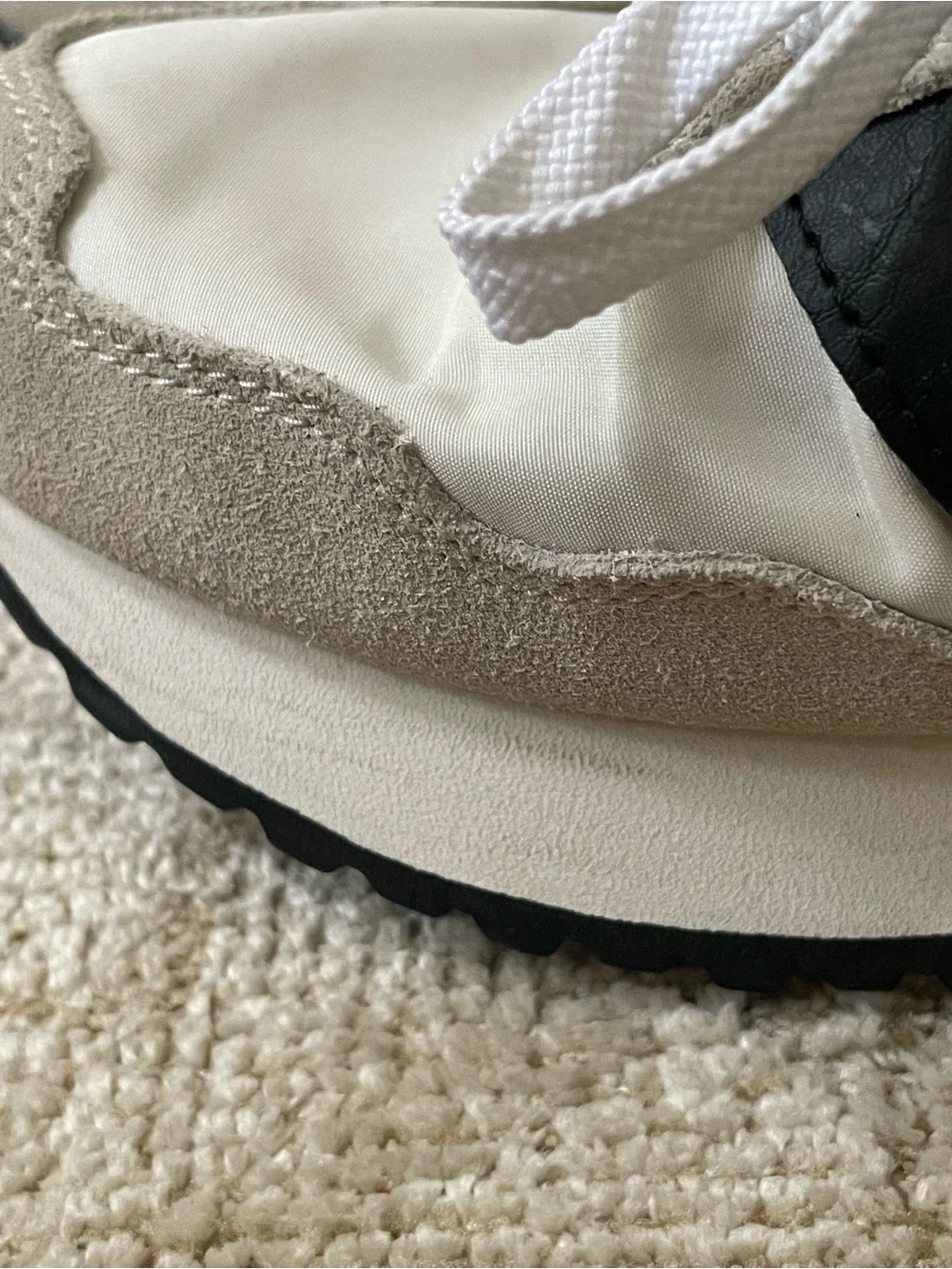 New Balance worn only